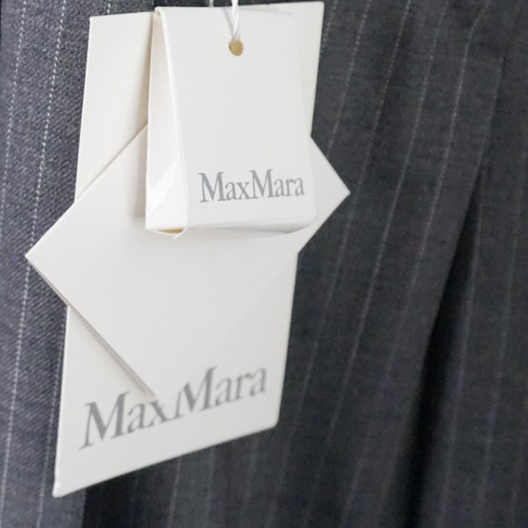 MAX MARA Pinstriped woolblend bootcut trousers - Picture 8 of 8